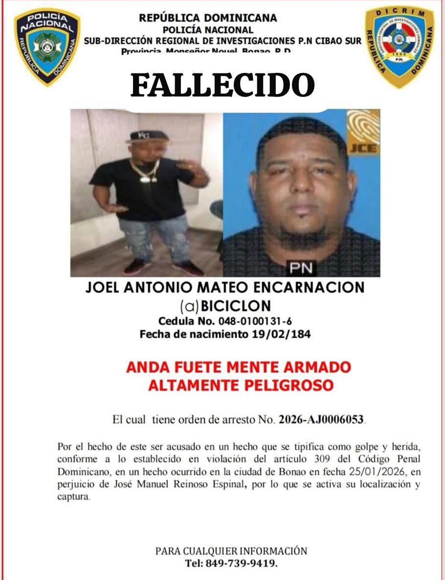 Reconocido delincuente “Biciclón” fallece tras resultar herido durante enfrentamiento con patrulla policial que intentaba arrestarlo.