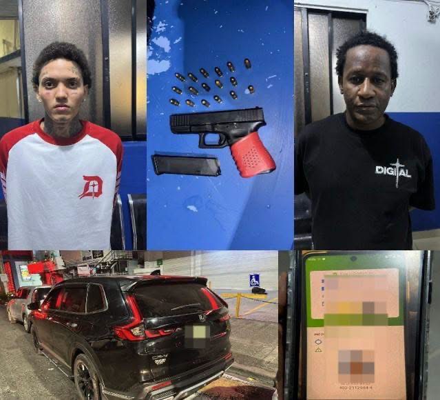 Policía Nacional detiene otra vez a "Onguito Wa" y a otro hombre durante operativo preventivo; ocupan arma de fuego ilegal y yipeta en San Cristóbal Policía Nacional detiene otra vez a "Onguito Wa" y a otro hombre durante operativo preventivo; ocupan arma de fuego ilegal y yipeta en San Cristóbal