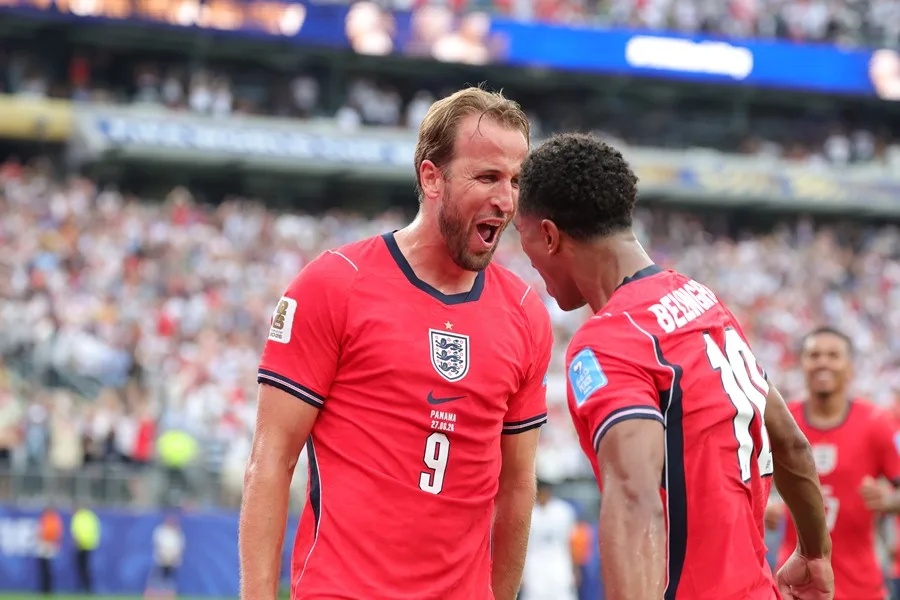 Bellingham y Kane con récord preservan el liderato de Inglatera en el L tras derrotar 0-2 a Panamá