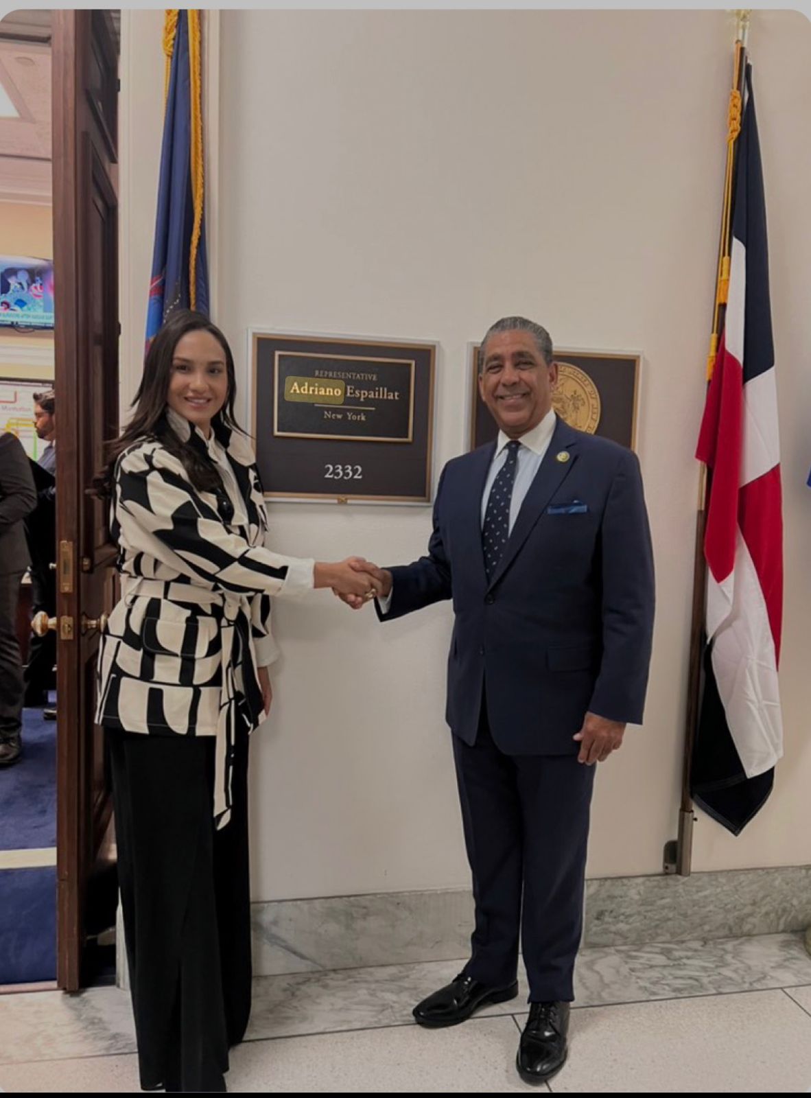Priscila D’Oleo reafirma el liderazgo de Adriano Espaillat como el puente estratégico de la comunidad dominicana en Estados Unidos