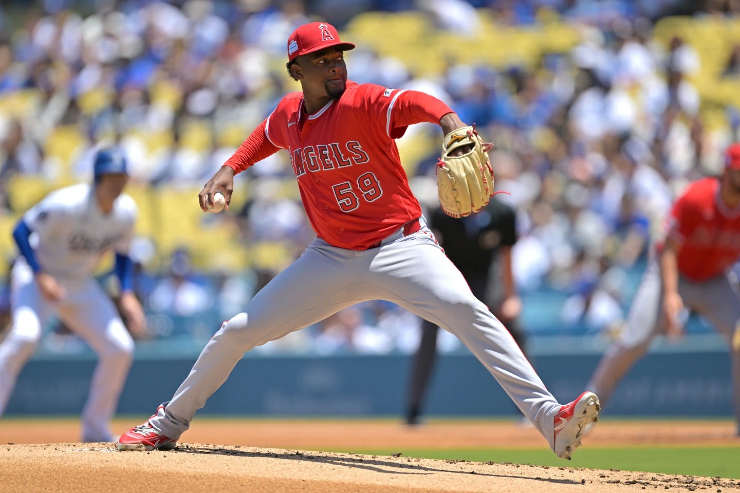 El receptor suplente Sebastián Rivero bateó de 5-5 con 6 carreras impulsadas en la aplastante victoria de los Angels sobre los Dodgers por 13-5