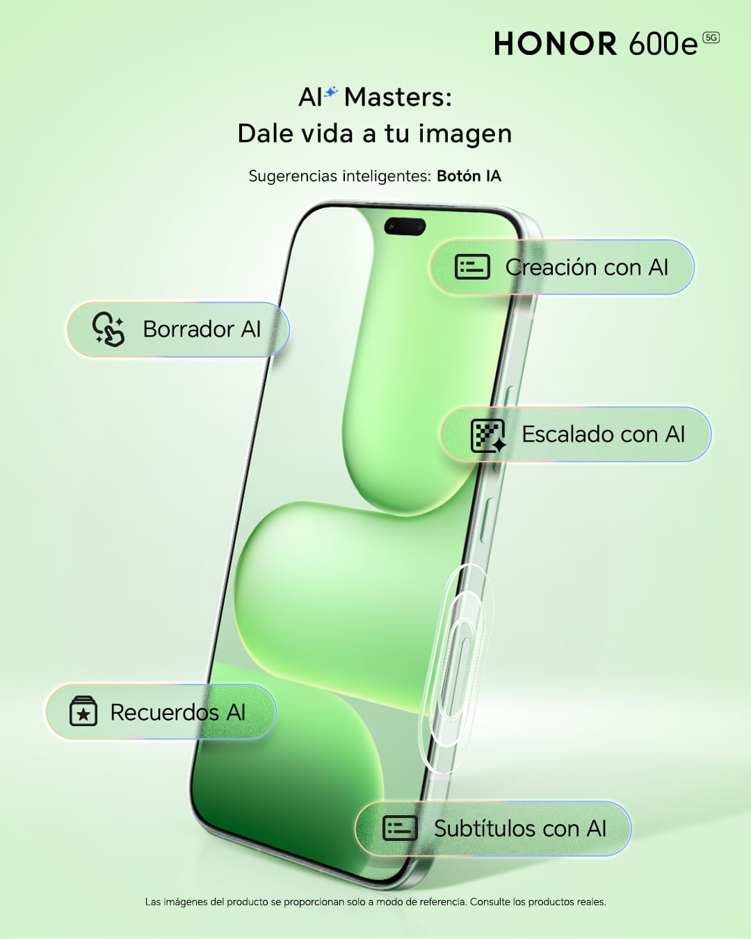 Nuevo HONOR 600e: Imagen a Video con AI 2.0 y cámara ultra nítida de 108MP al alcance de todos Nuevo HONOR 600e: Imagen a Video con AI 2.0 y cámara ultra nítida de 108MP al alcance de todos