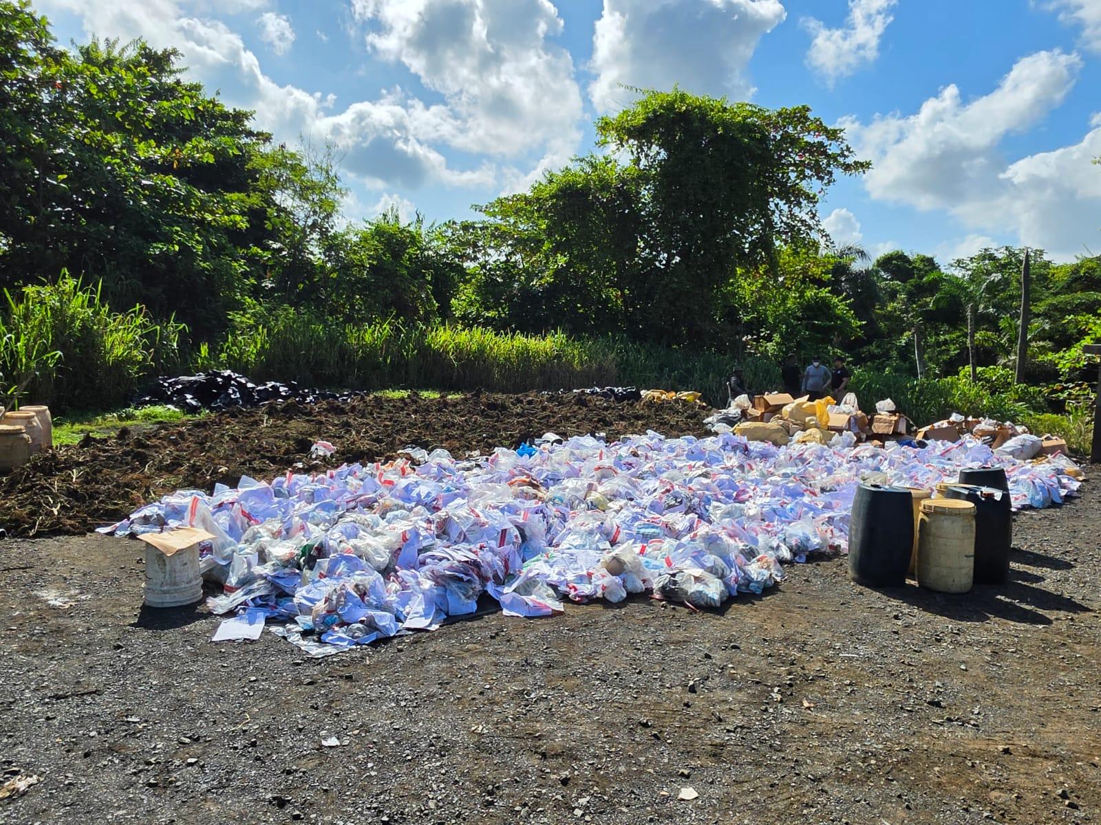El Inacif destruye más de 3 toneladas de drogas