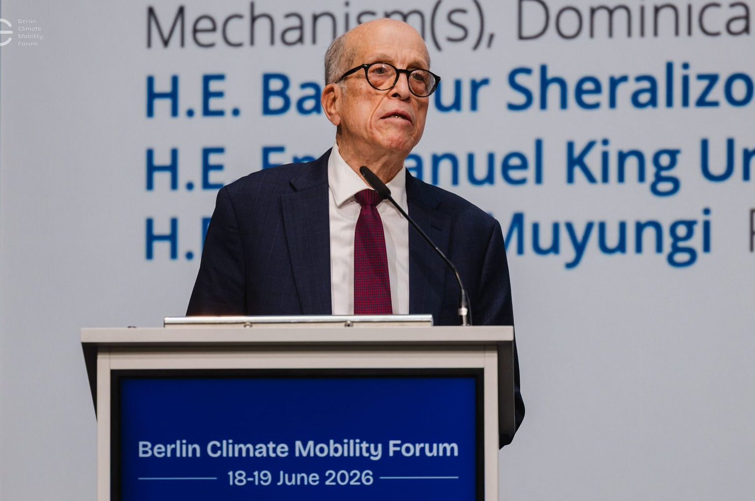 Max Puig llama en Berlín a fortalecer adaptación y financiamiento en Foro de Movilidad Climática