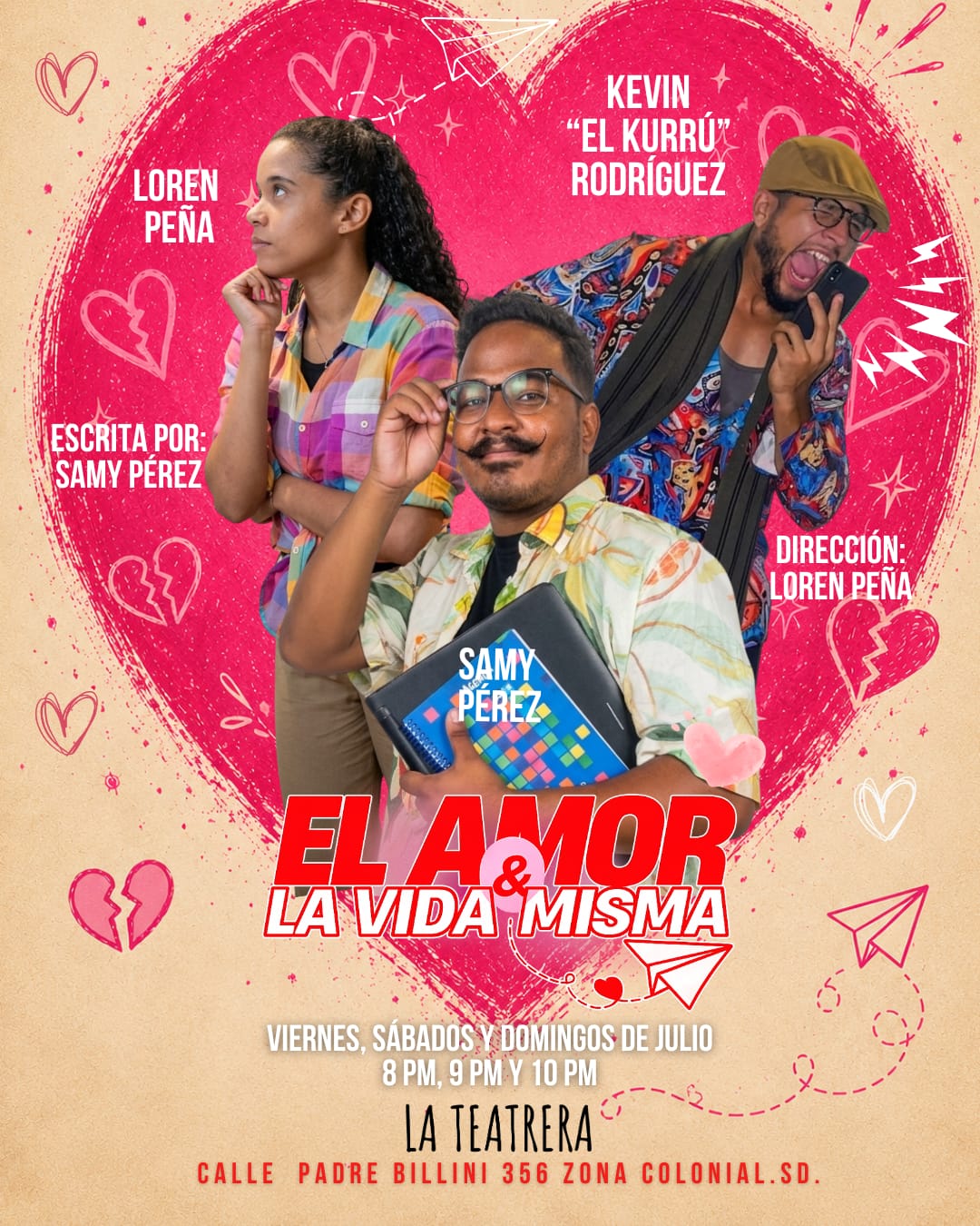 "El amor y la vida misma": una comedia que celebra el caos, el amor y la creatividad llega a escena