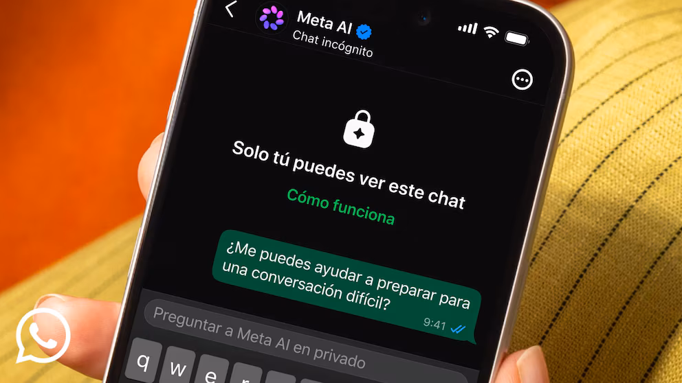 Cómo chatear con Meta AI sin que tus conversaciones queden guardadas