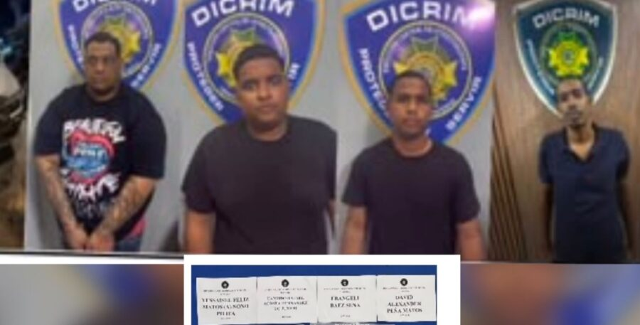 Arrestan a dos rasos de la Policía con 10 paquetes de presunta cocaína en Santo Domingo Este
