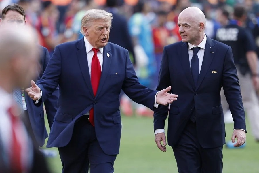 Trump busca impulsar a Infantino para liderar la ONU, según el New York Post