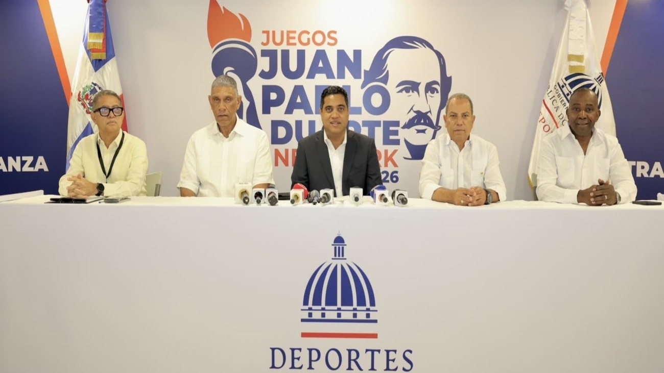 Ministerio de Deportes anuncia los Juegos Juan Pablo Duarte NY 2026