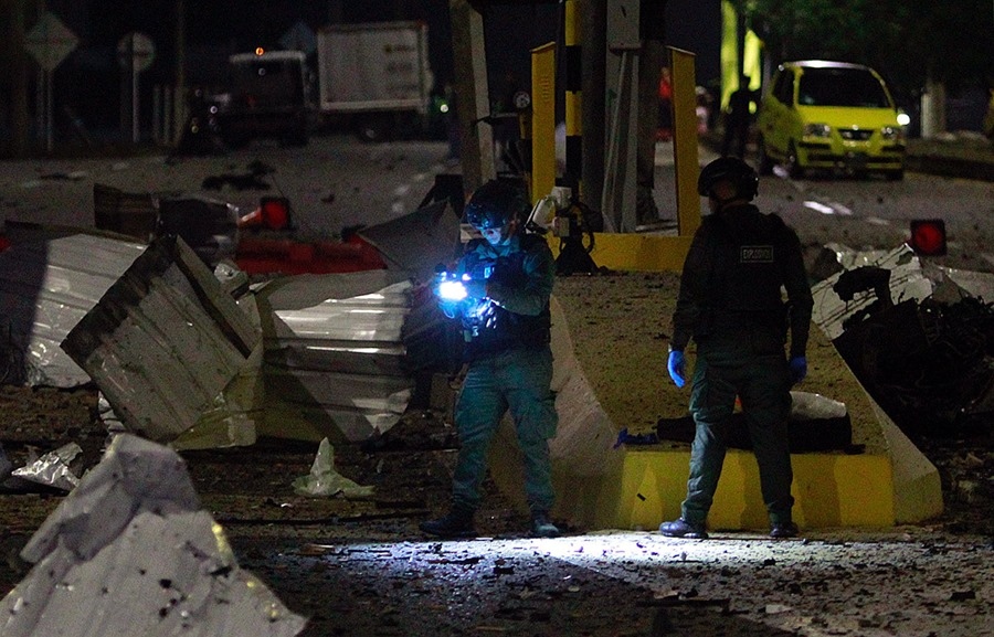 Al menos once heridos por un atentado terrorista en la ciudad colombiana de Cúcuta