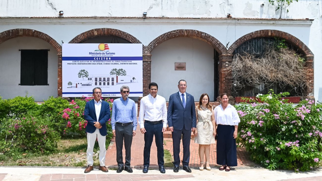Ministerio de Turismo inicia restauración de Casa Aybar, en la Ciudad Colonial