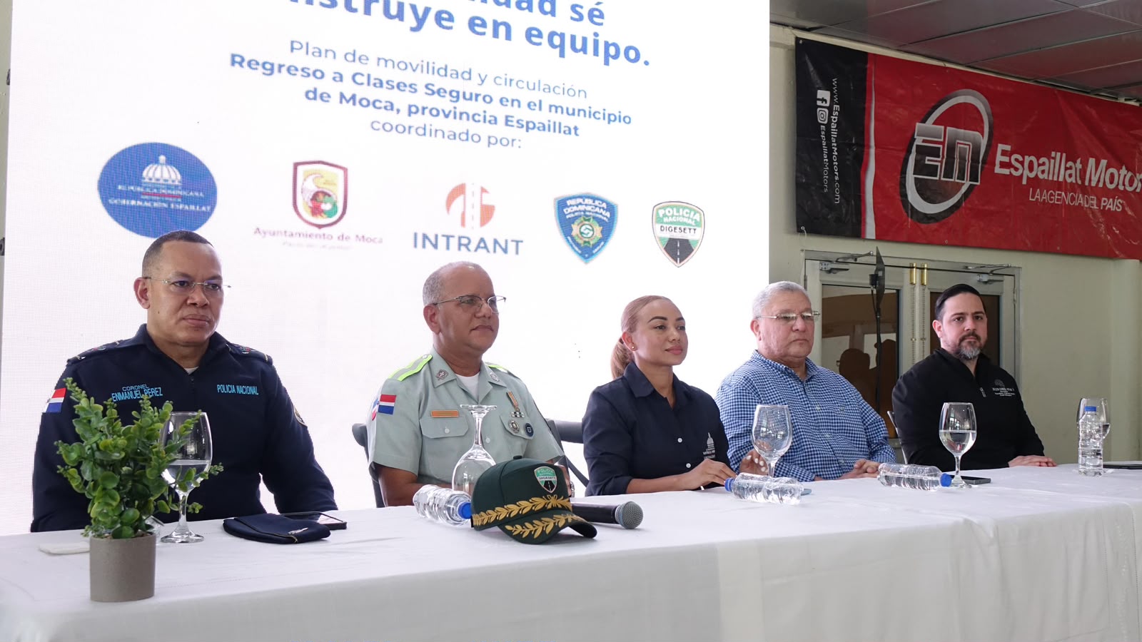 DIGESETT promueve la educación y seguridad vial en Moca con actividad por el regreso a clases
