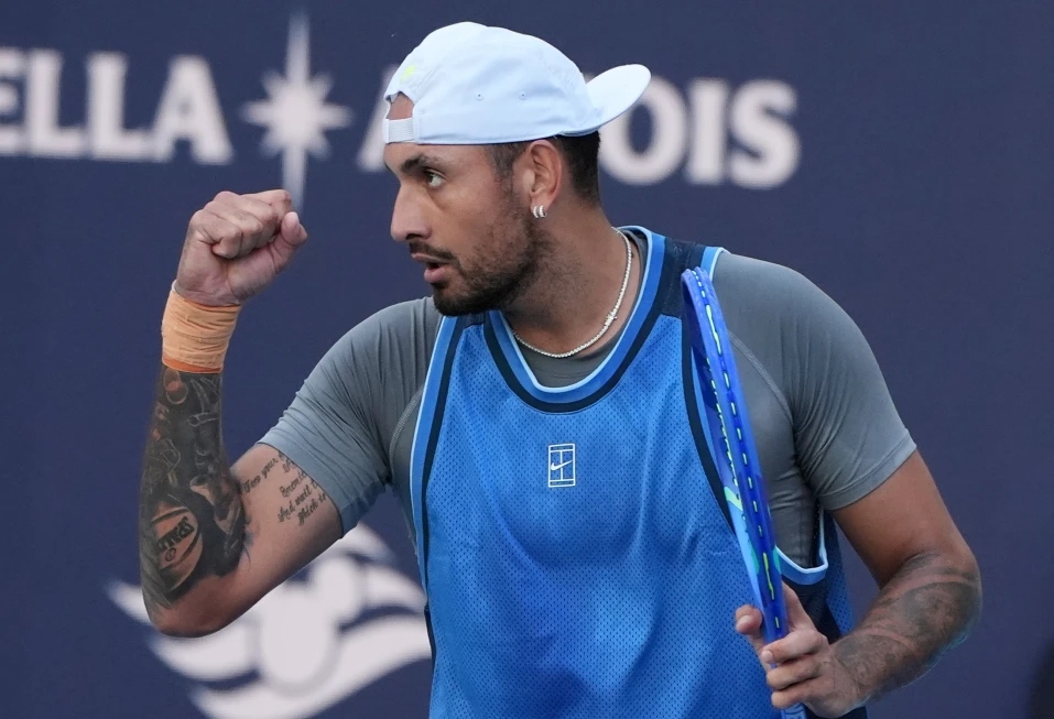 El ex finalista de Wimbledon, Nick Kyrgios, ha sido suspendido tras dar positivo por cocaína.