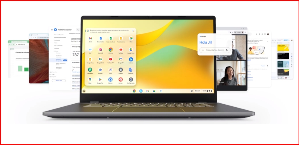 Google garantiza el soporte de ChromeOS hasta 2034 tras el anuncio de Googlebook OS