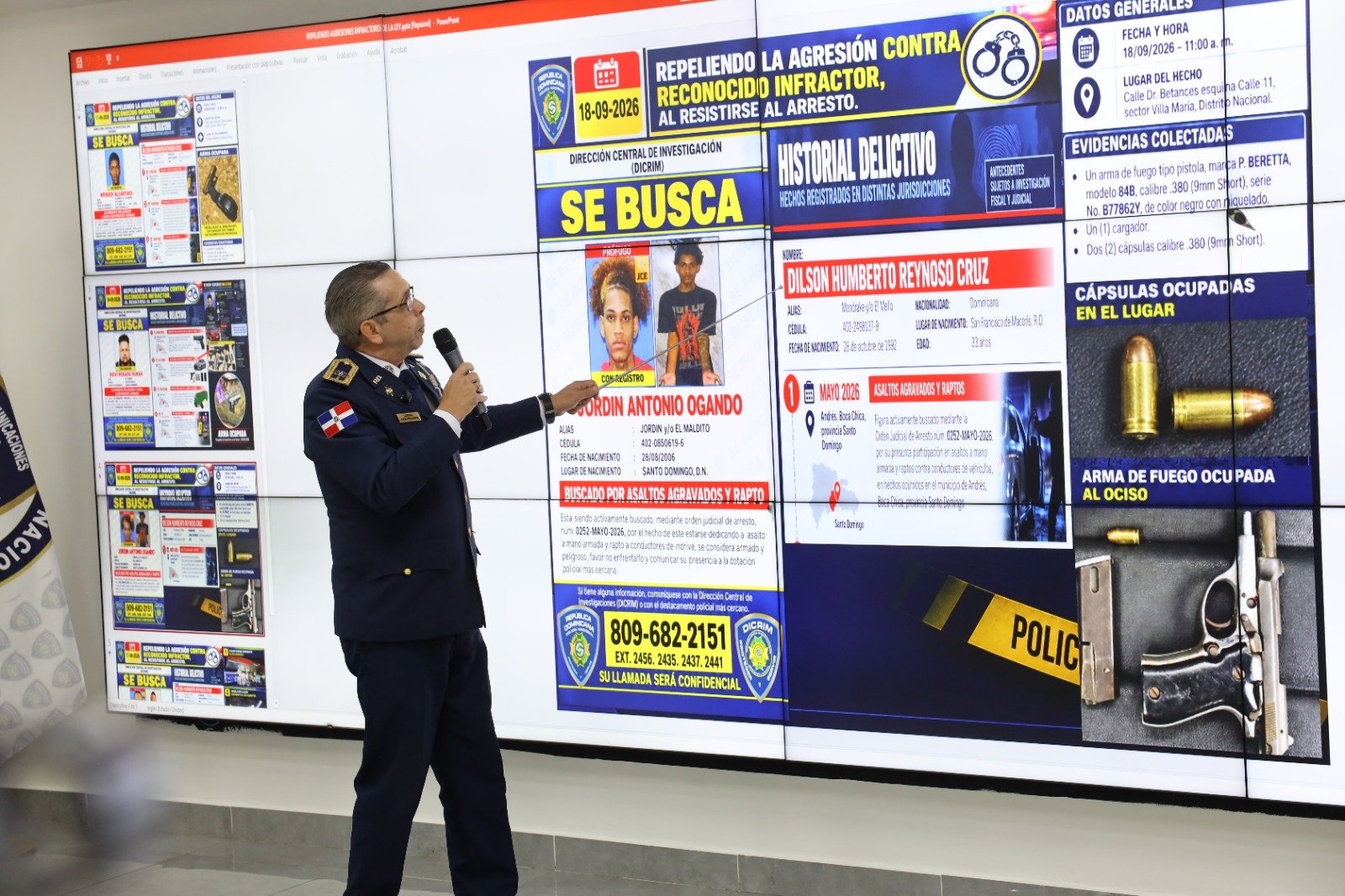 Cuatro reconocidos y peligrosos delincuentes fallecen en enfrentamientos separados con agentes policiales; dos estaban vinculados a violento hecho ocurrido en Boca Chica
