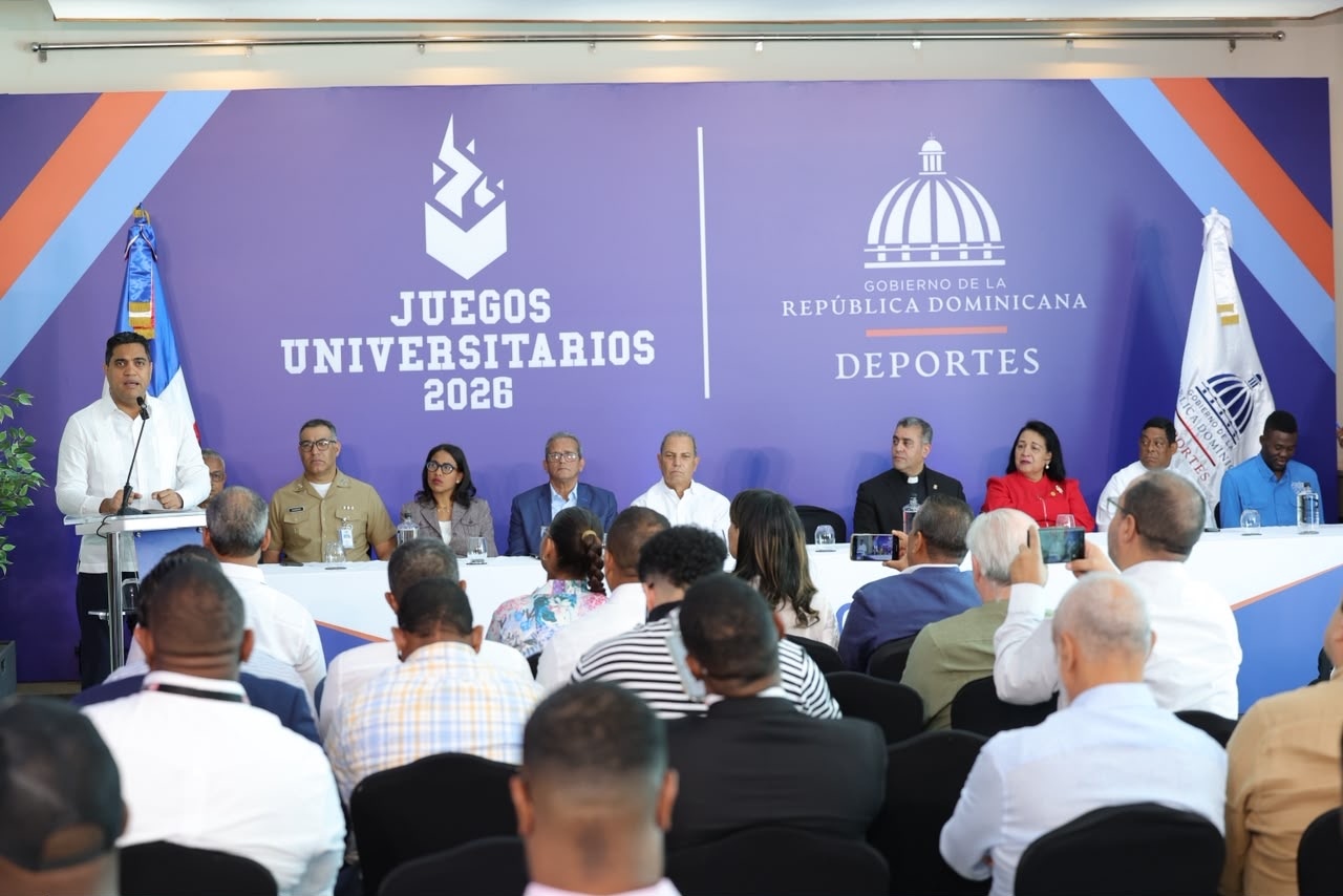 Ministro Kelvin Cruz anuncia la inauguración de los Juegos Deportivos Universitarios 2026