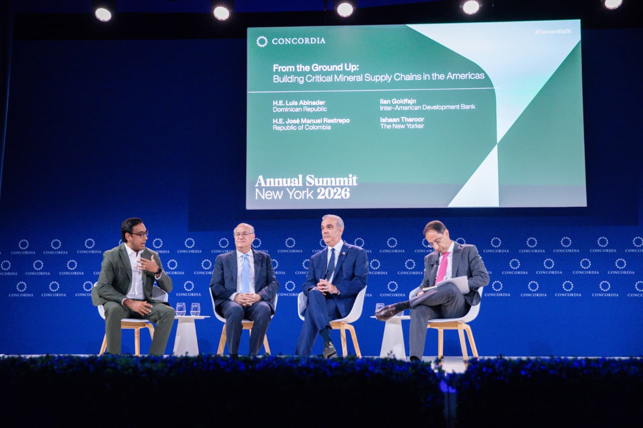 Presidente Abinader destaca potencial de tierras raras en República Dominicana en la Cumbre Anual Concordia 2026 en Nueva York