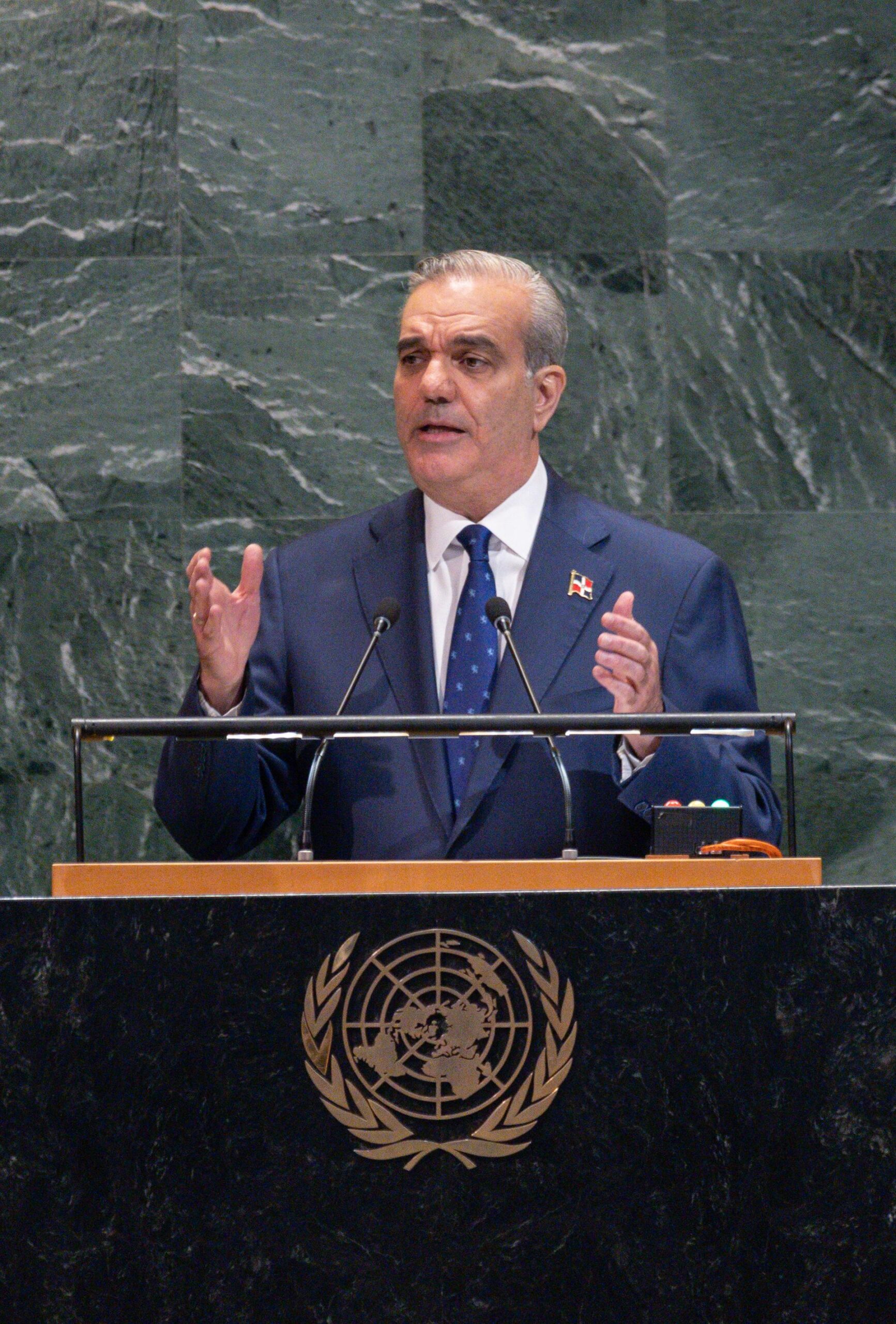 Presidente Abinader pronunciará entre 12:30 y 2:00 de la tarde su discurso ante la Asamblea General de la ONU