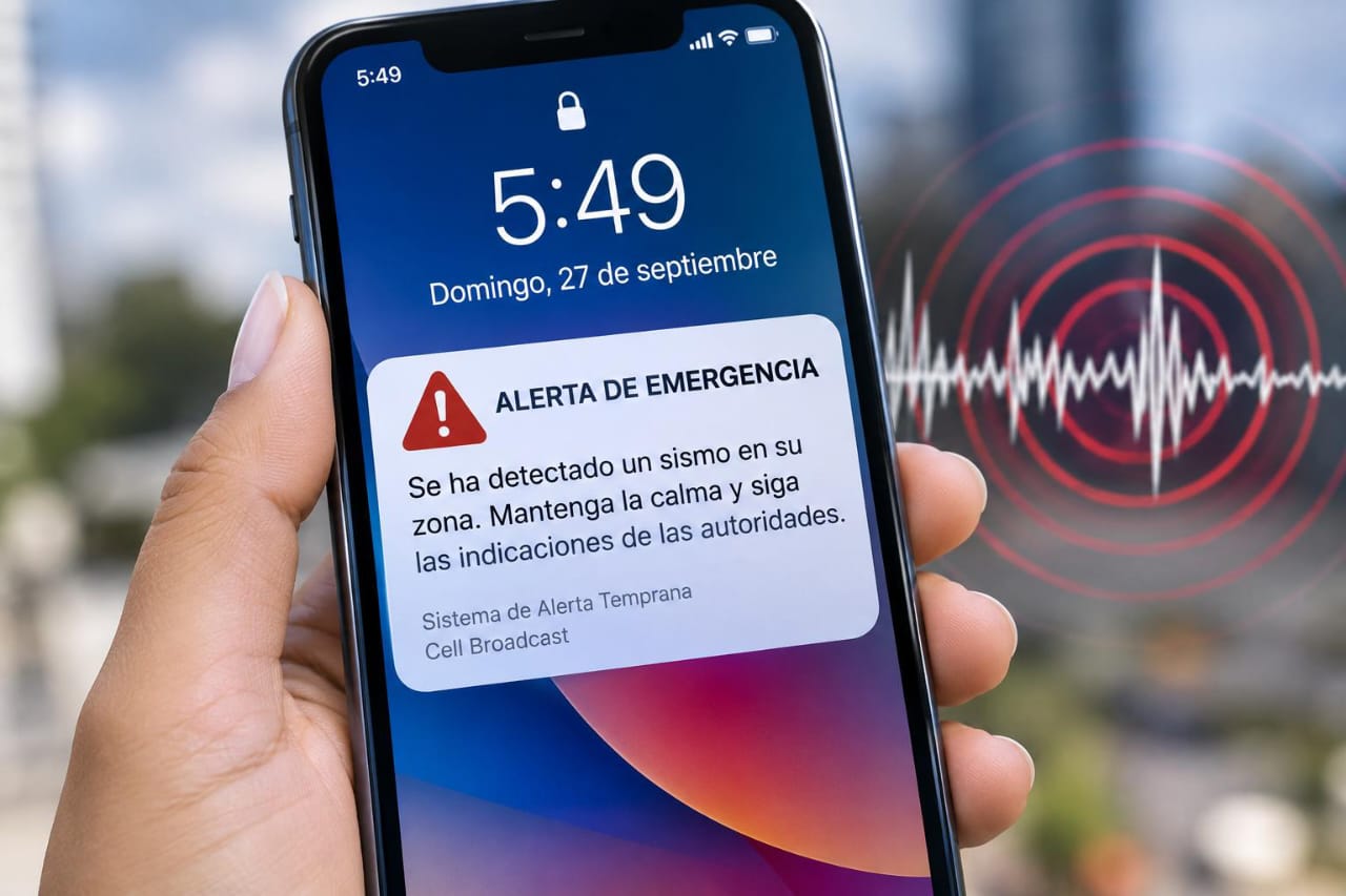 Sismo de 5.6 no activó alerta en celulares; autoridades explican que Cell Broadcast aún está en implementación