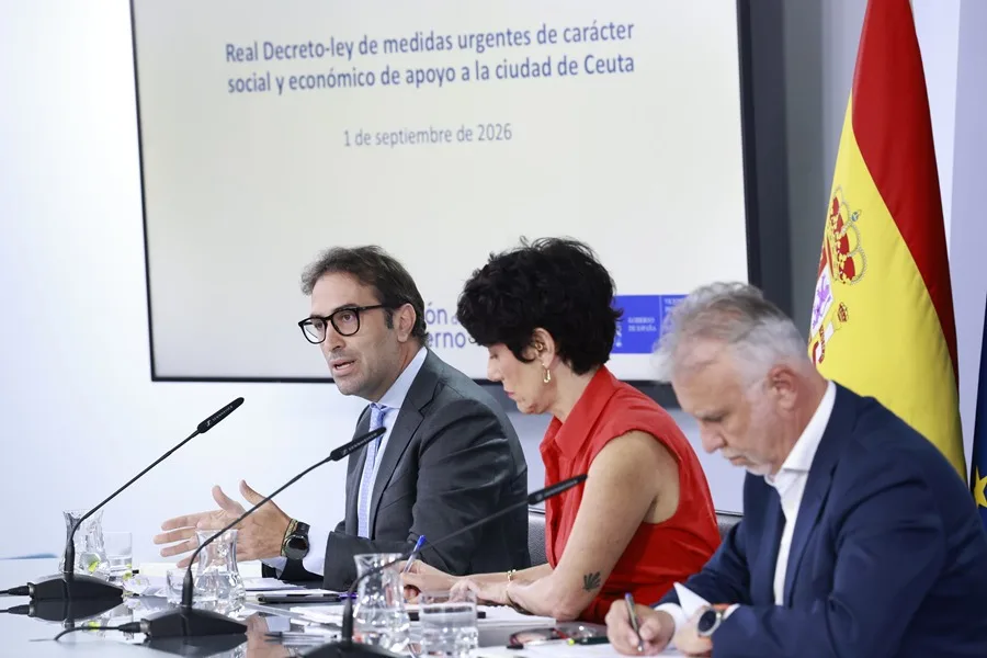 El Gobierno movilizará 309 millones con diversas medidas de apoyo a la economía de Ceuta