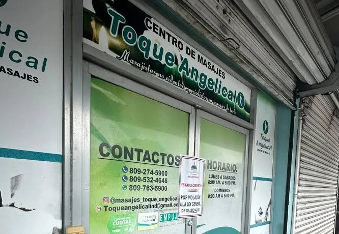 MPS cierra centro de masajes que operaba sin licencia