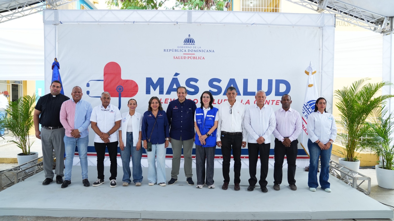 Salud Pública realiza jornada “Más Salud y Bienestar” en Santo Domingo Oeste