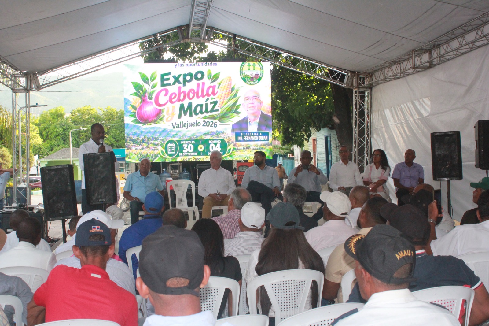 Con rotundo éxito inició la feria expo  cebolla y Maiz en Vallejuelo.