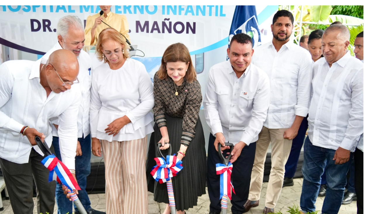 Vicepresidenta Raquel Peña encabeza primer palazo para remozamiento del Hospital Materno Infantil Jacinto Mañón