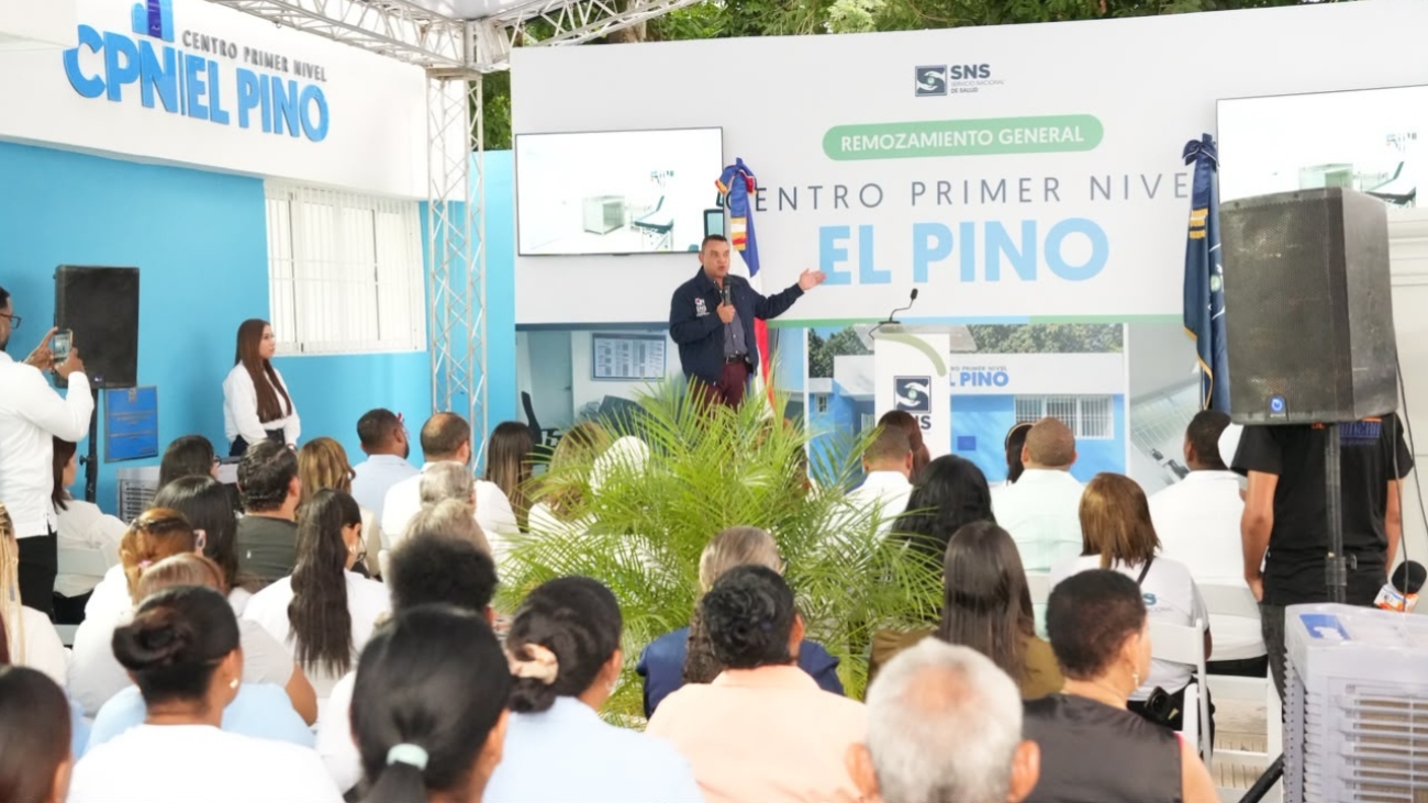 SNS entrega renovado CPN El Pino en La Vega