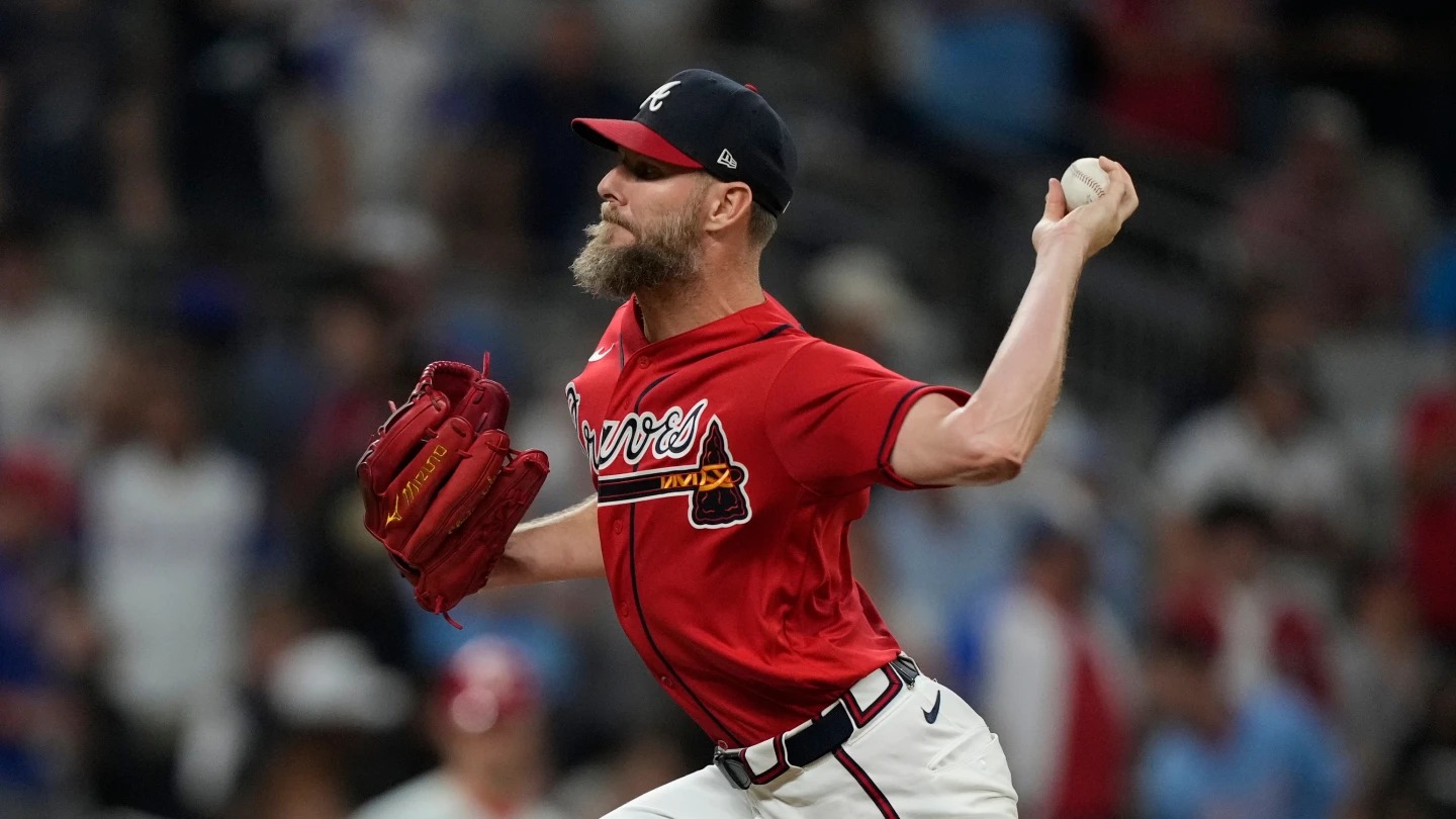 Los Bravos darán descanso adicional a Chris Sale en el Juego 3 de la Serie Divisional de la Liga Nacional contra los Dodgers