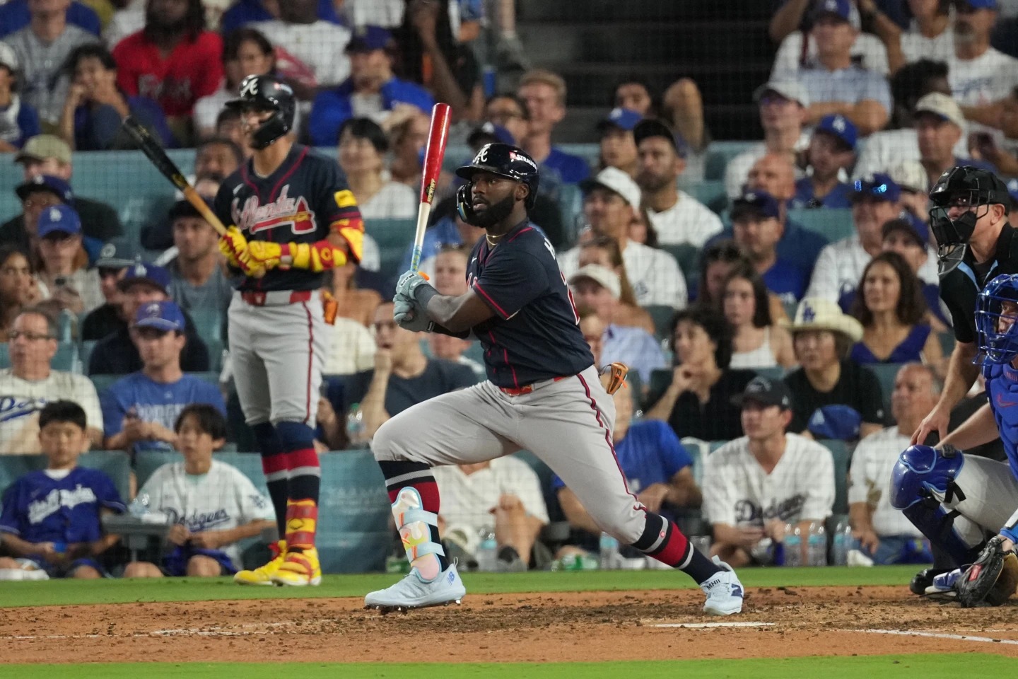 Michael Harris II lidera a los Bravos a una victoria de 3-2 sobre los Dodgers en el Juego 2 para empatar la Serie Divisional de la Liga Nacional Michael Harris II lidera a los Bravos a una victoria de 3-2 sobre los Dodgers en el Juego 2 para empatar la Serie Divisional de la Liga Nacional
