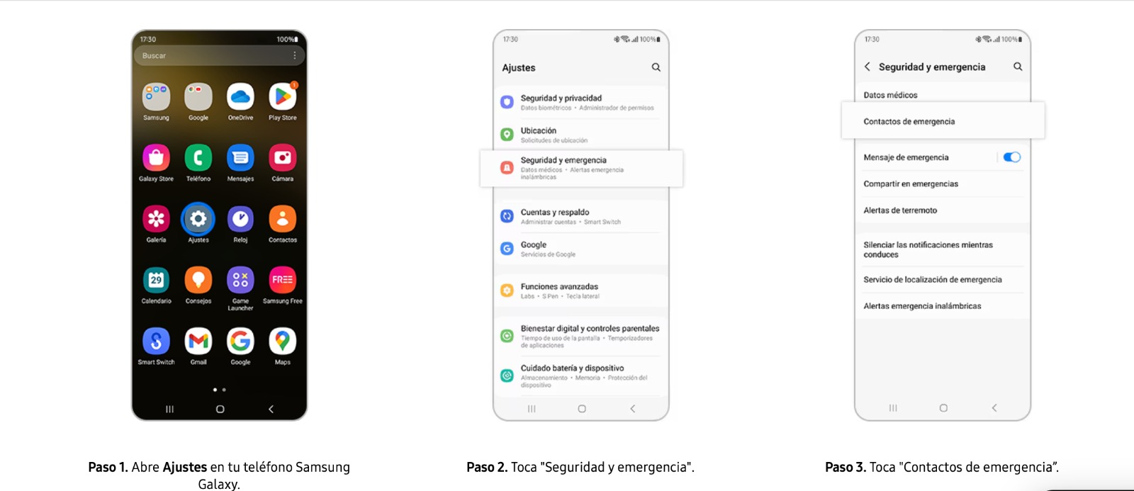 Cómo configurar tu teléfono Galaxy para una emergencia