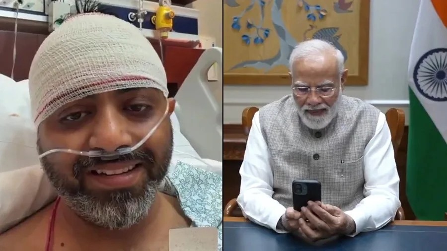 «El avión iba en picado», relata a Modi el piloto indio apuñalado en el vuelo de Flydubai